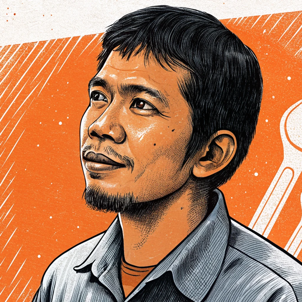 Illustrated portrait of Faizal, SeekMotor's editorial persona