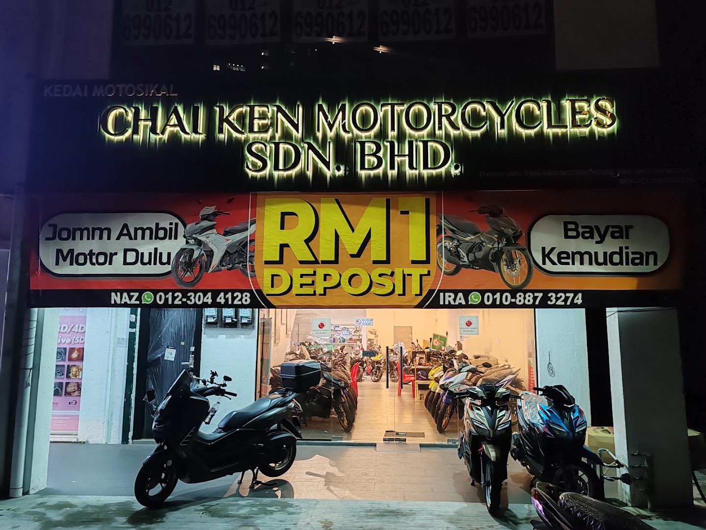 Chai Ken Motorcycles • Bandar Rinching • Selangor in Semenyih