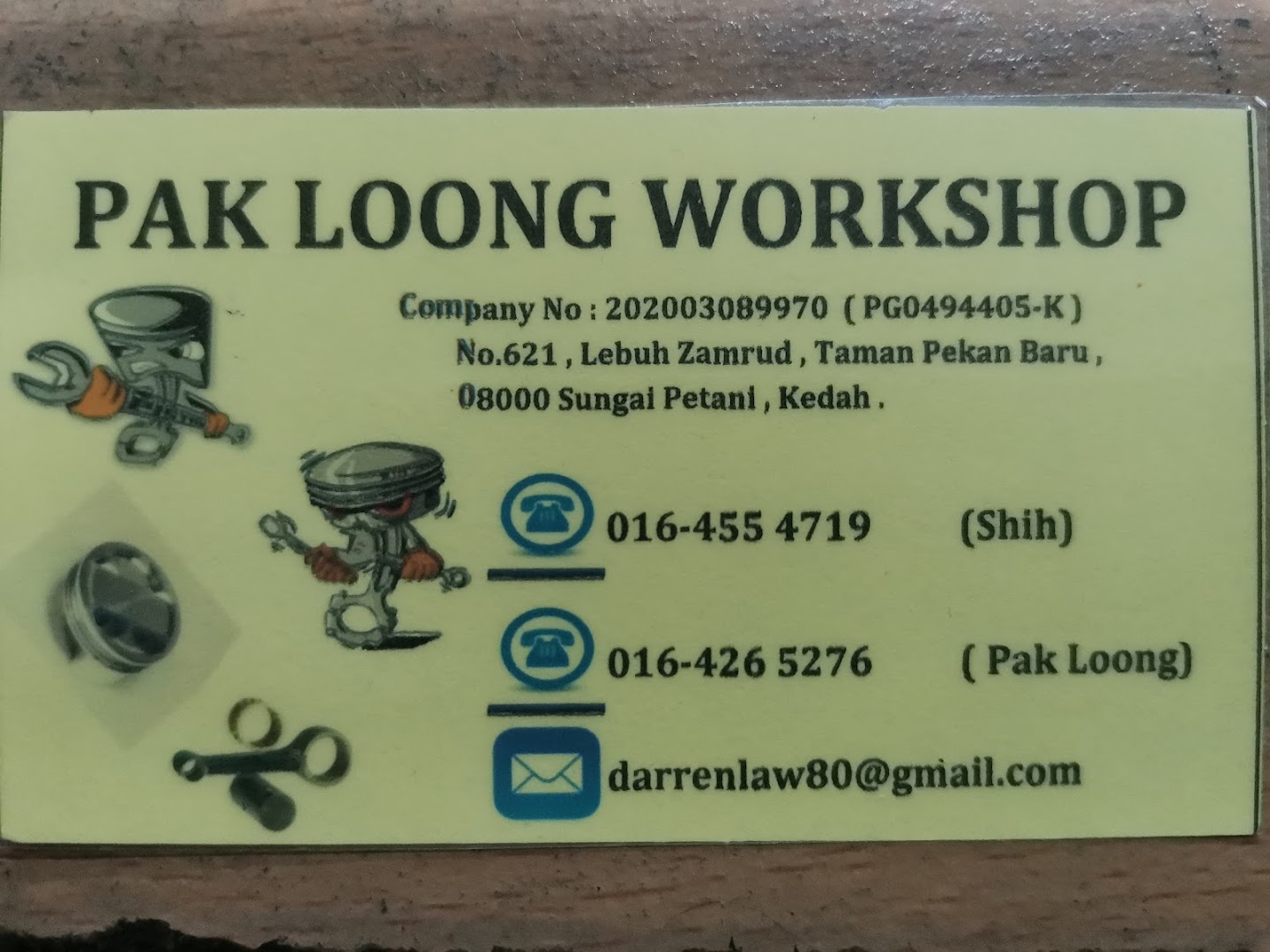 PAK LOONG WORKSHOP — photo 2