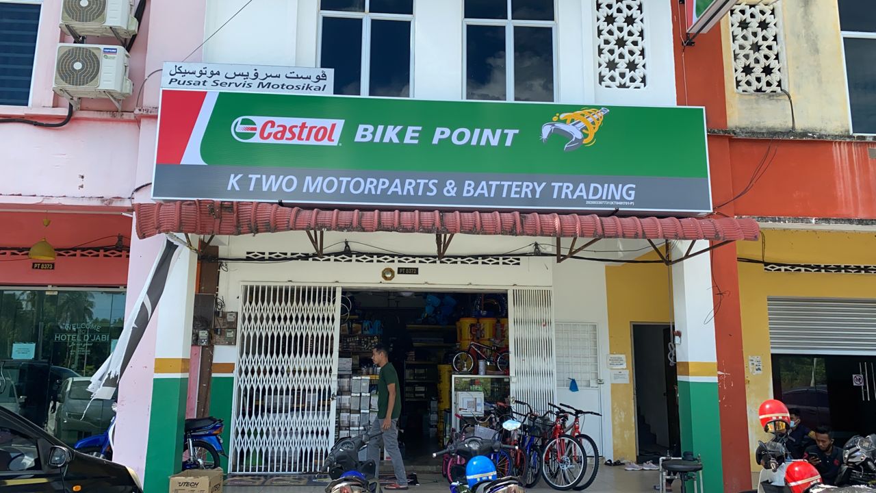 Castrol Bike Point - K Two Motorparts & Battery Trading in Jerteh