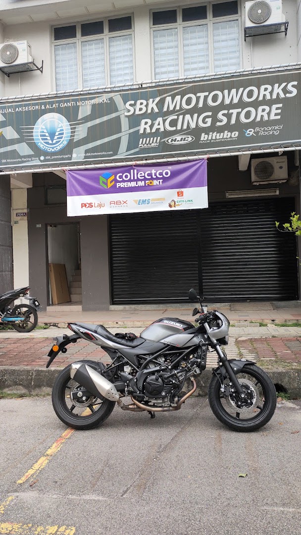 SBK Motoworks Racing Store in Shah Alam