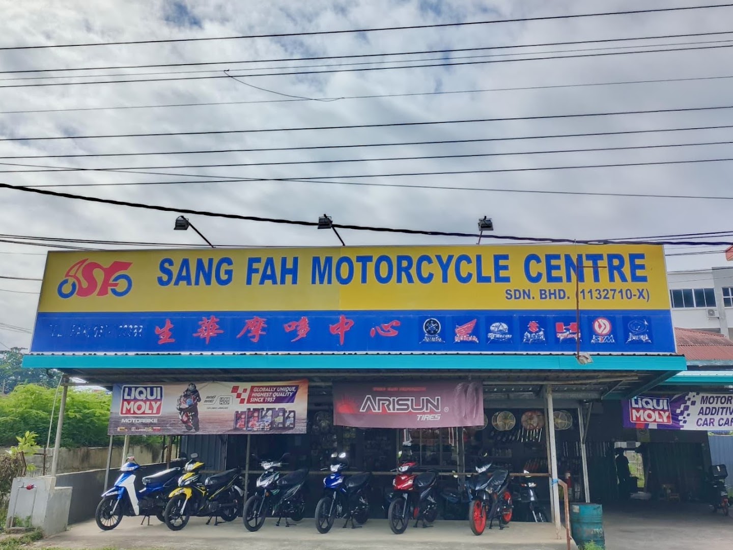 Sang Fah Motorcycle Centre in Tenom