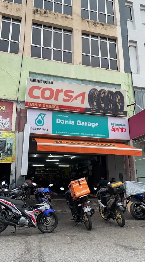 Dania Garage Masjid Jamek - Aksesori, Servis, Minyak Hitam, Repair & Tayar Motor in Kajang