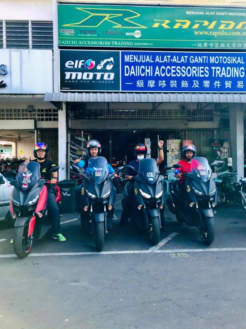 Daiichi Accessories Trading (Rapido Malaysia authorised dealer) in Alor Setar