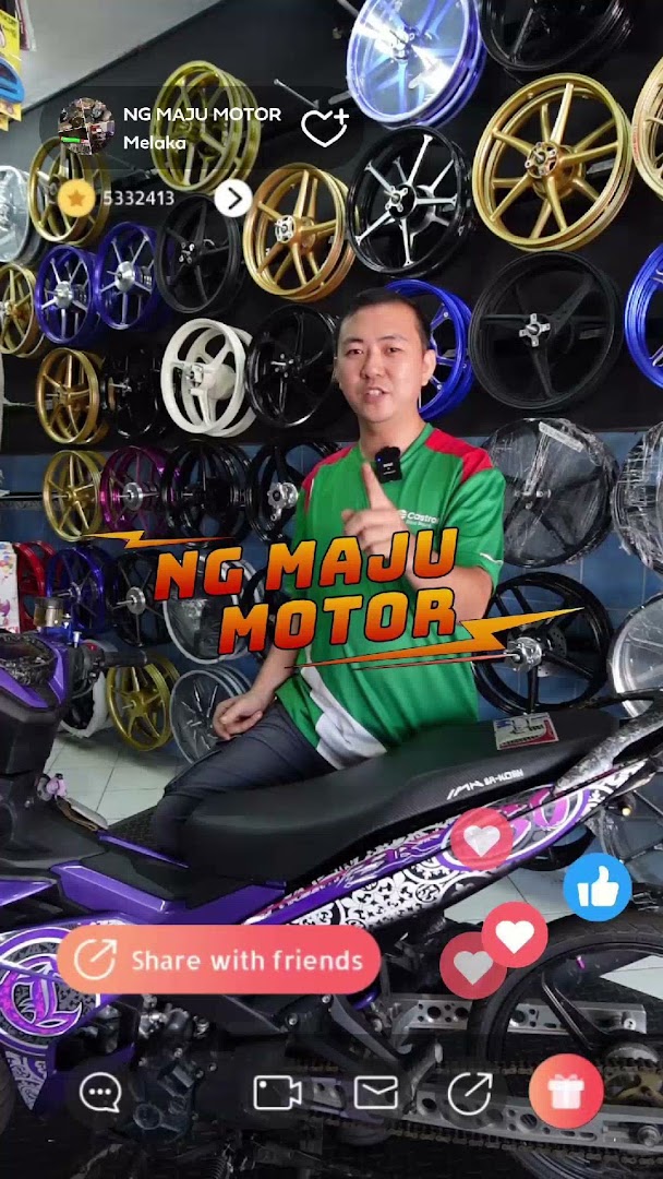 Castrol Bike Point - Ng Maju Motor Supplier in Kuala Sungai Baru