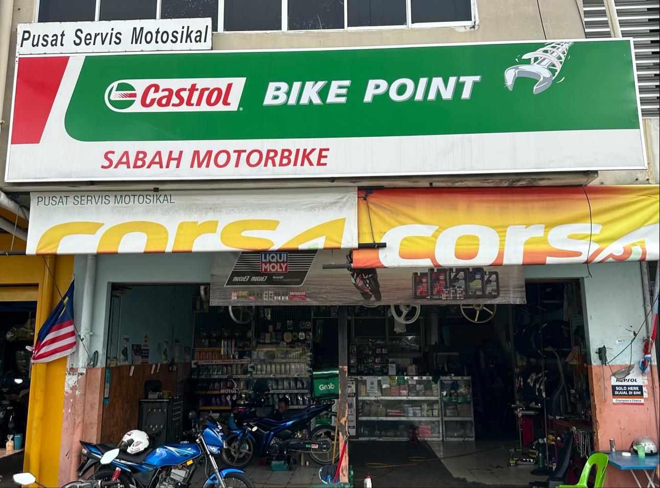 Castrol Bike Point - Sabah Motorbike Workshop in Kota Kinabalu