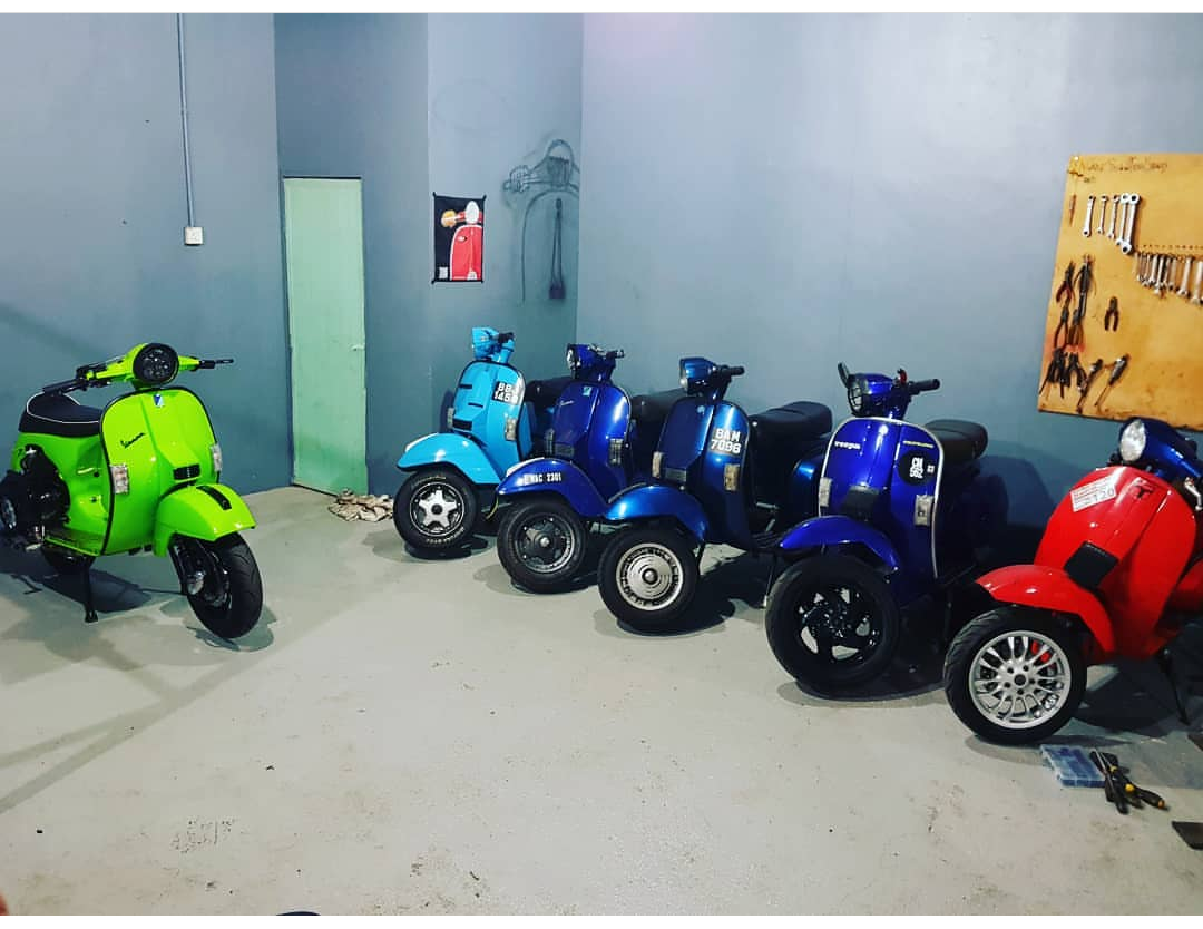 Wanscootershop Vespa Service Gombak Malaysia in Kuala Lumpur