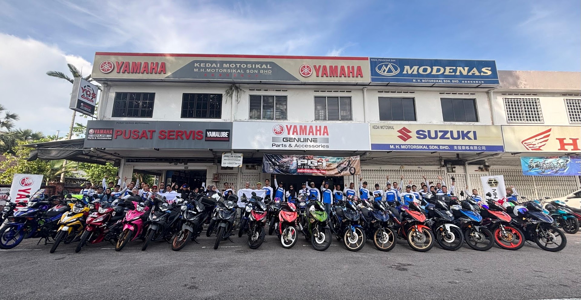 YQS - M.H Motorsikal Sdn. Bhd. 美發摩哆有限公司 YAMAHA HONDA, Pontian, Johore. — photo 4