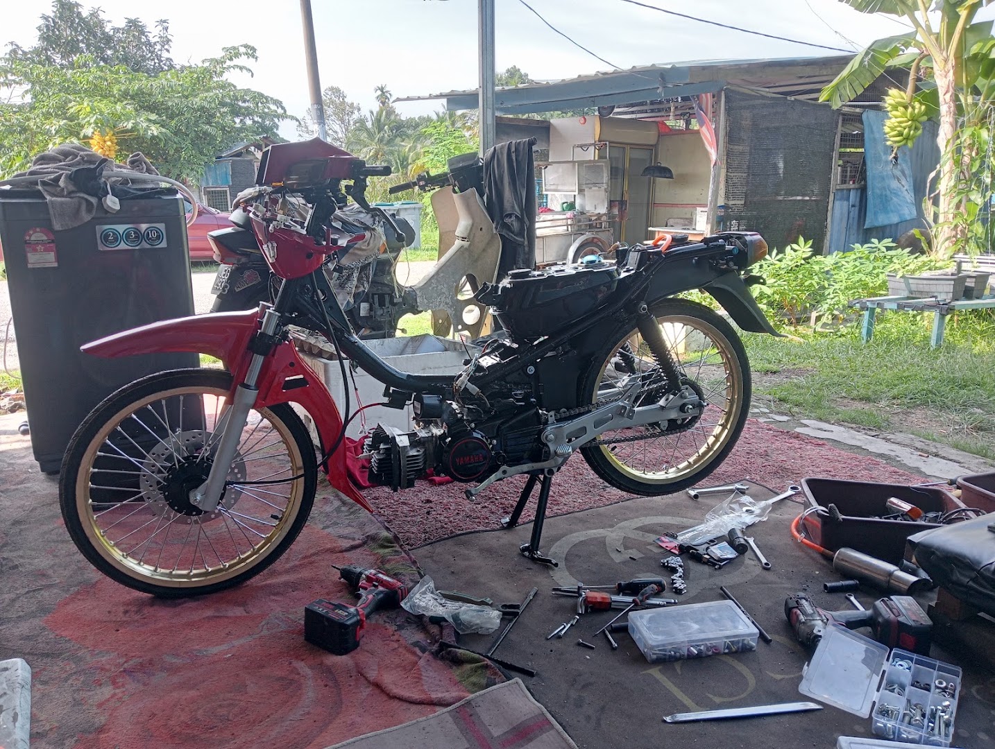 ZIMAR GARAGE Bengkel MOTORSIKAL baik pulih dan cat — photo 2