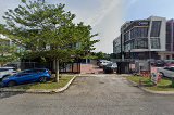 Motorrad Fahrer in Shah Alam
