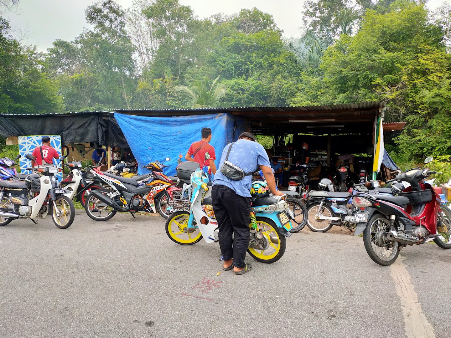 Bengkel Motor Wan John in Masjid Tanah