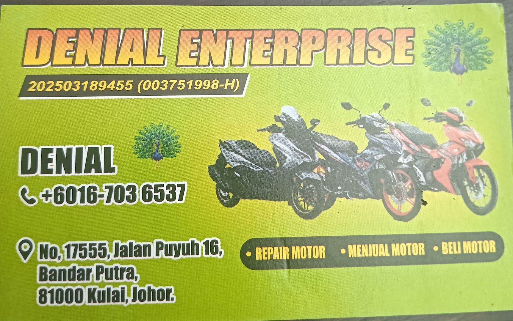 DENIAL ENTERPRISE in JOHOR BAHRU