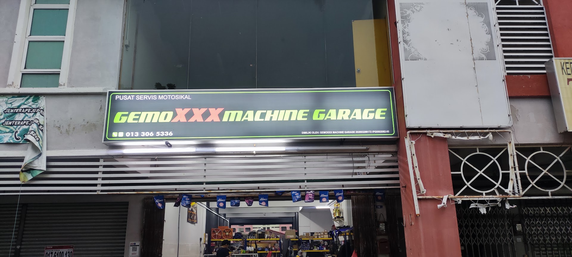 GemoXXX Machine Garage in Bukit Rambai