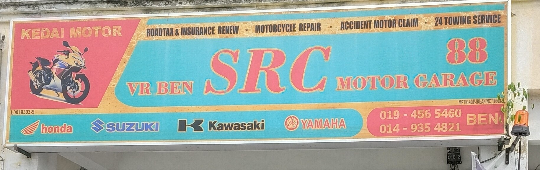 VR BEN SRC Motor Garage in Teluk Intan