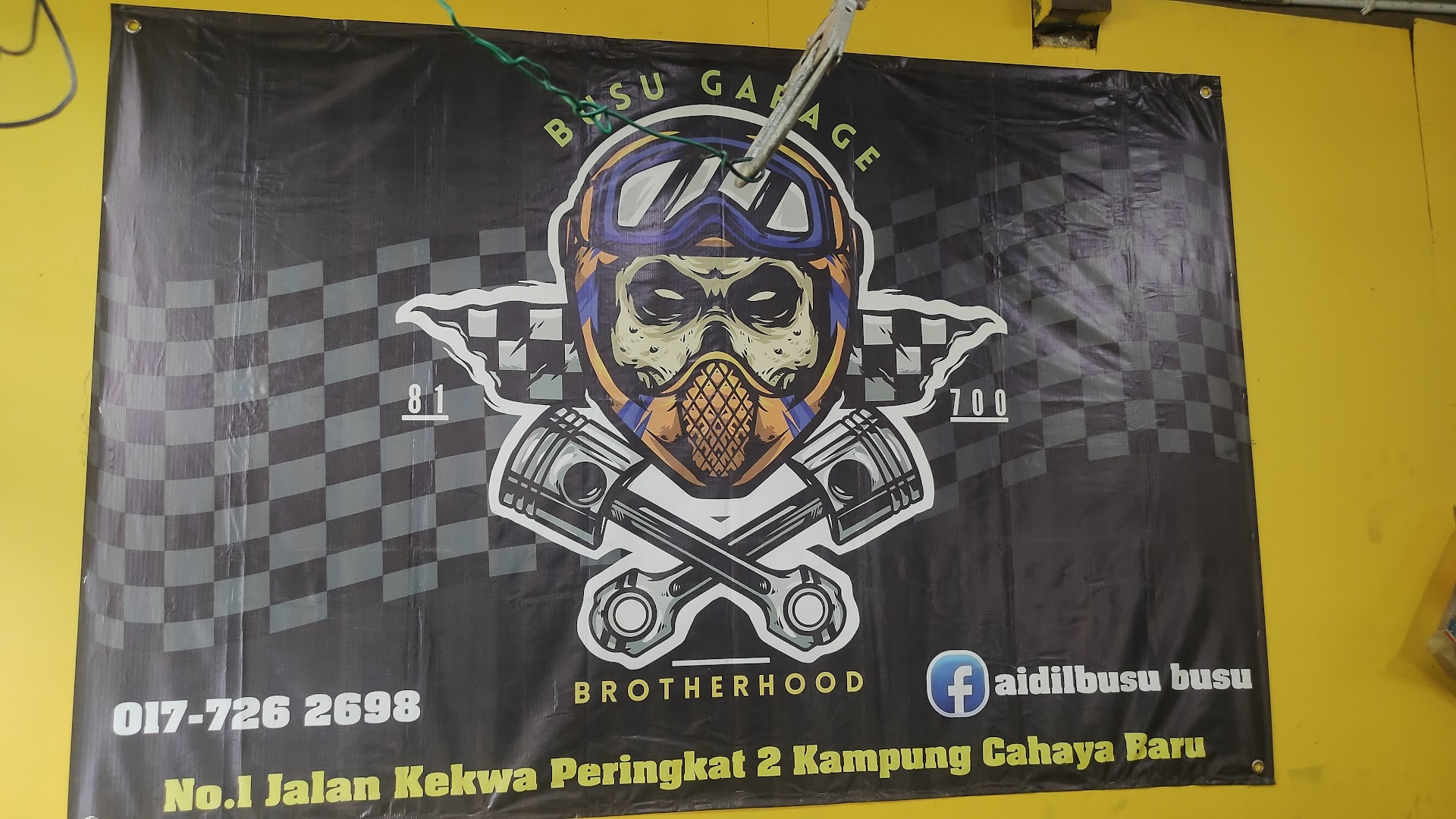 Busu garage in Pasir Gudang