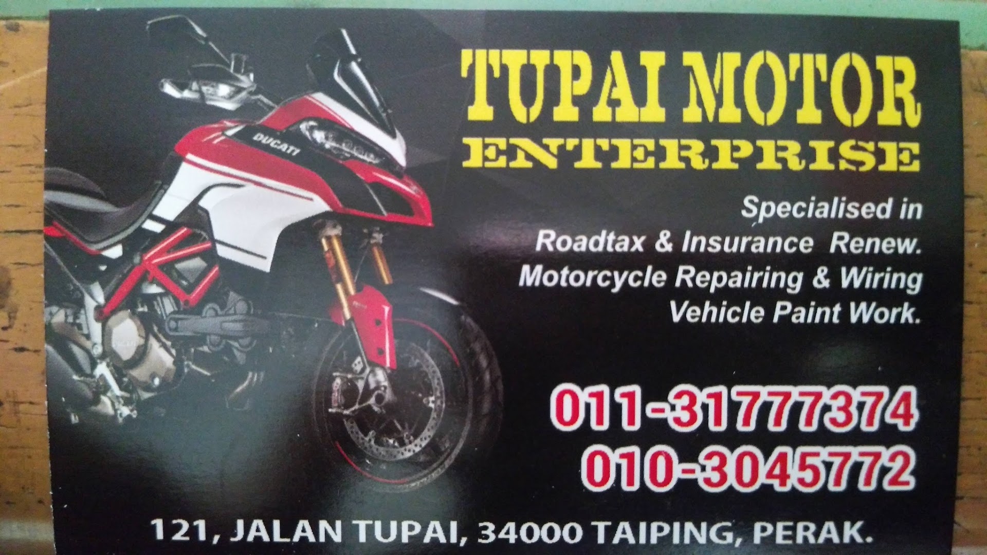 Tupai Motor Enterprise in Taiping