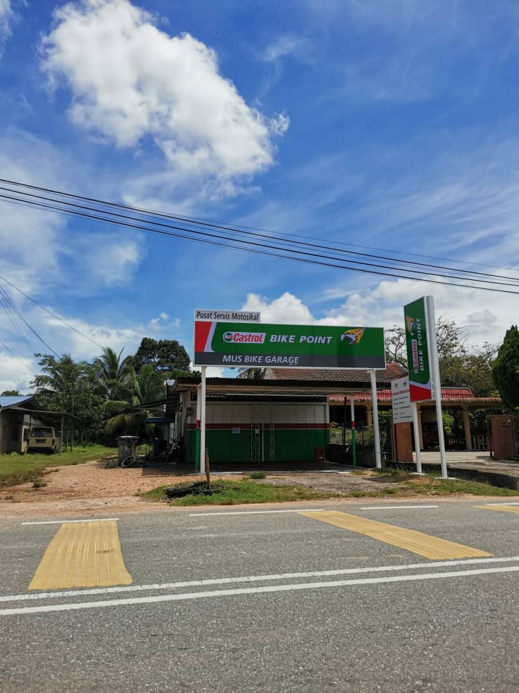 Castrol Bike Point - Mus Bike Garage in Pokok Sena
