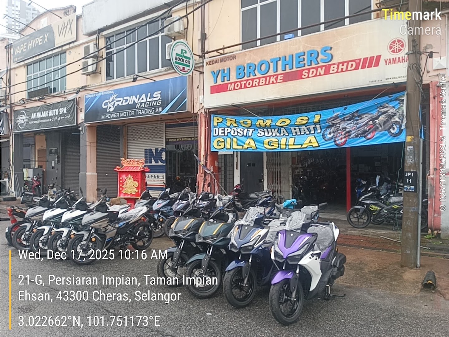 YH Brothers Motorbike Sdn Bhd in Cheras