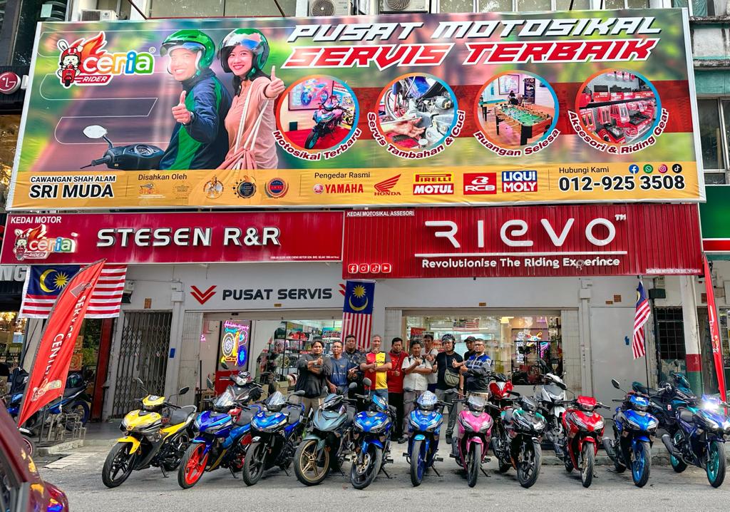 Kedai Motosikal Ceria Rider @ Sri Muda (Motorcycle Centre) in Shah Alam