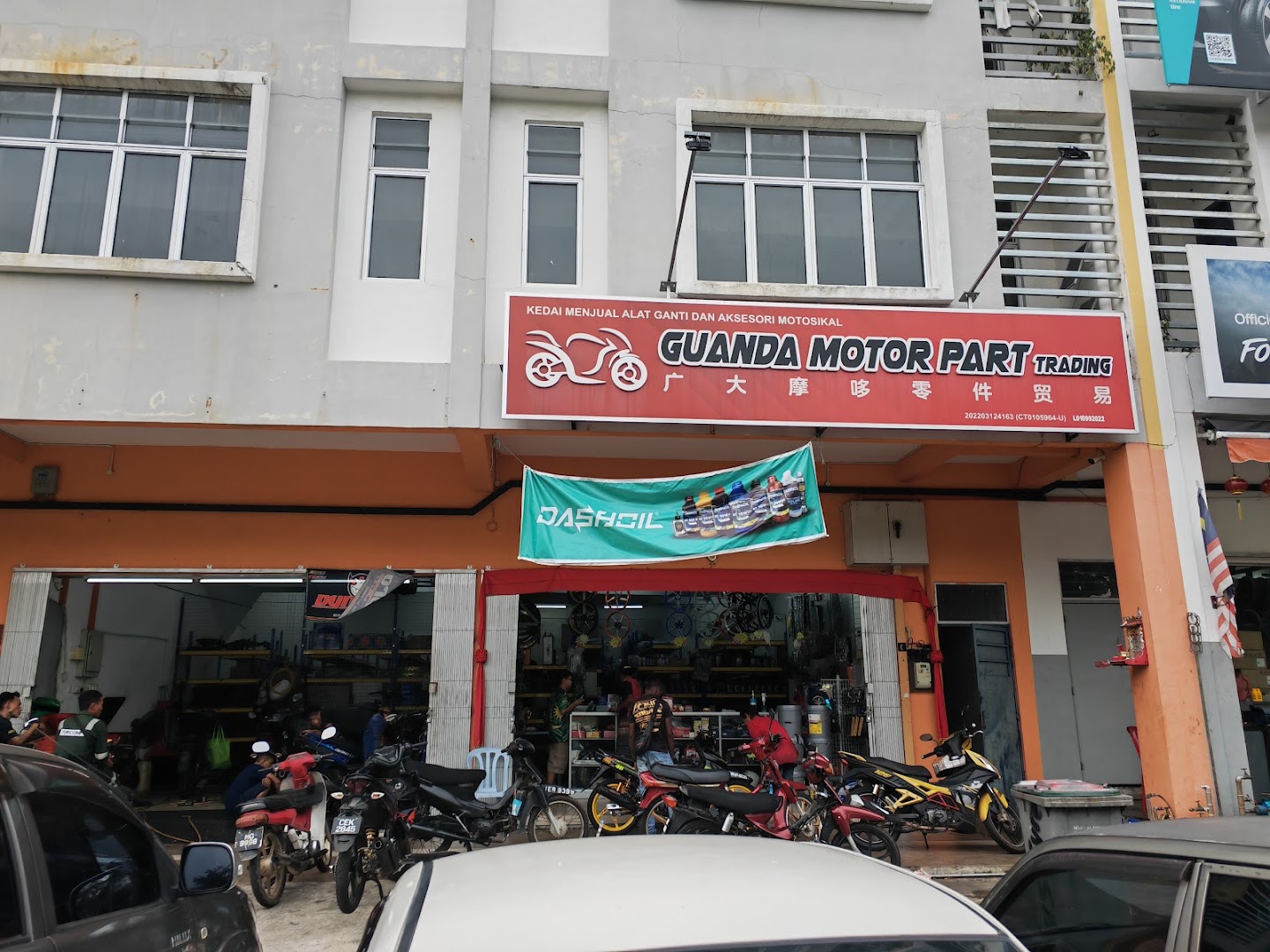 GuanDa Motor Part Trading in Masjid Tanah
